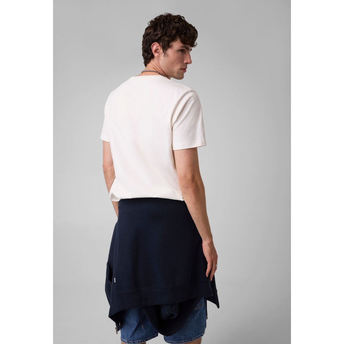 T-Shirt Classique Avec Logo blanc, GUESS JEANS