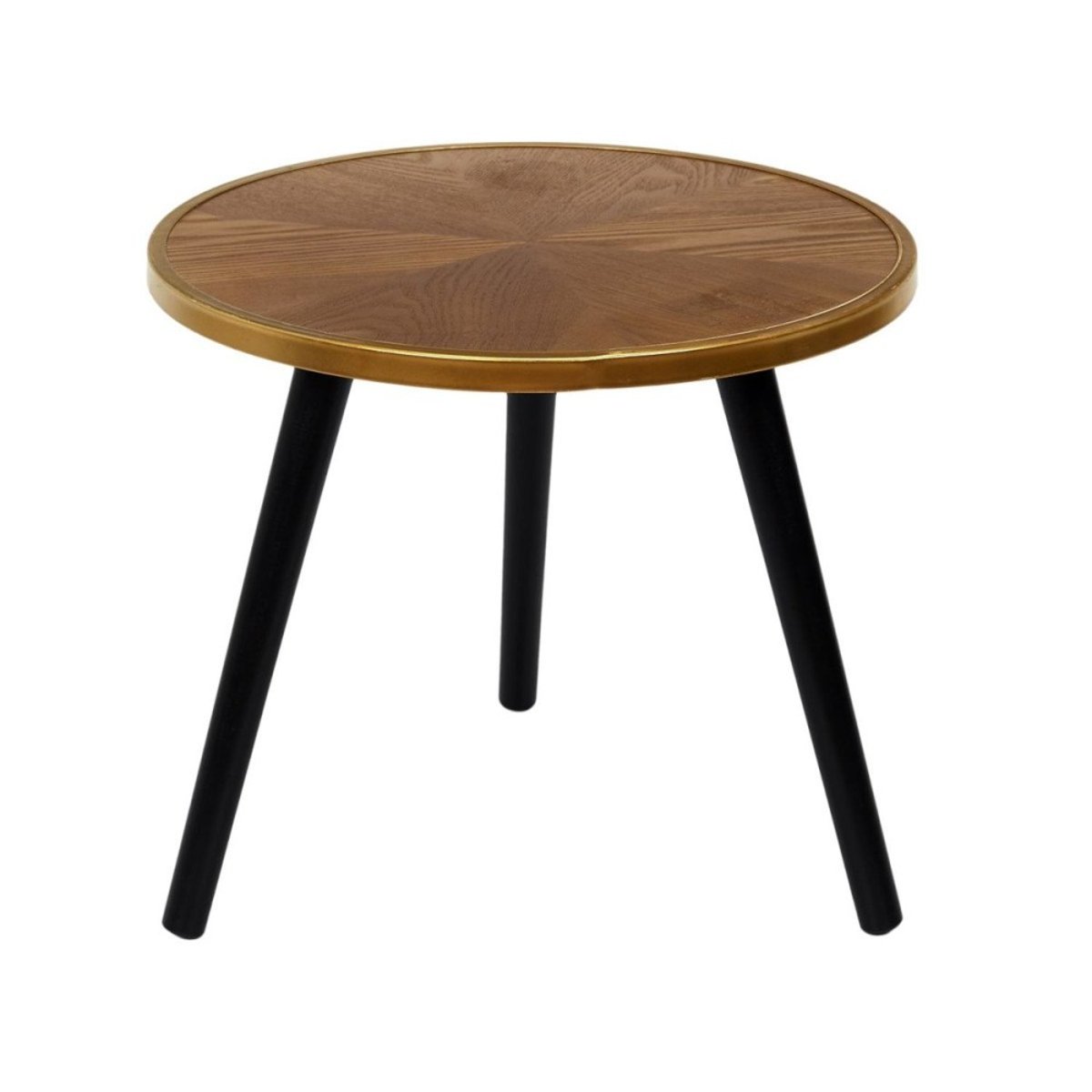 Lot de 2 tables gigognes FELIX marron, DECORATIE