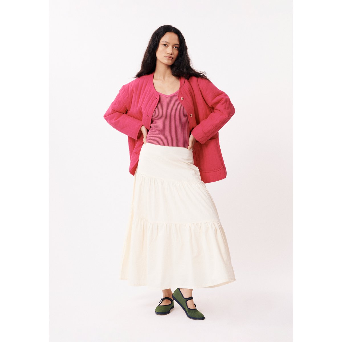 Blousons ANNAE rose fuchsia, FRNCH