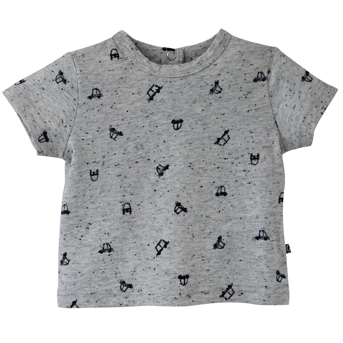 Ensemble t shirt salopette courte aymeric bleu, SUCRE D'ORGE