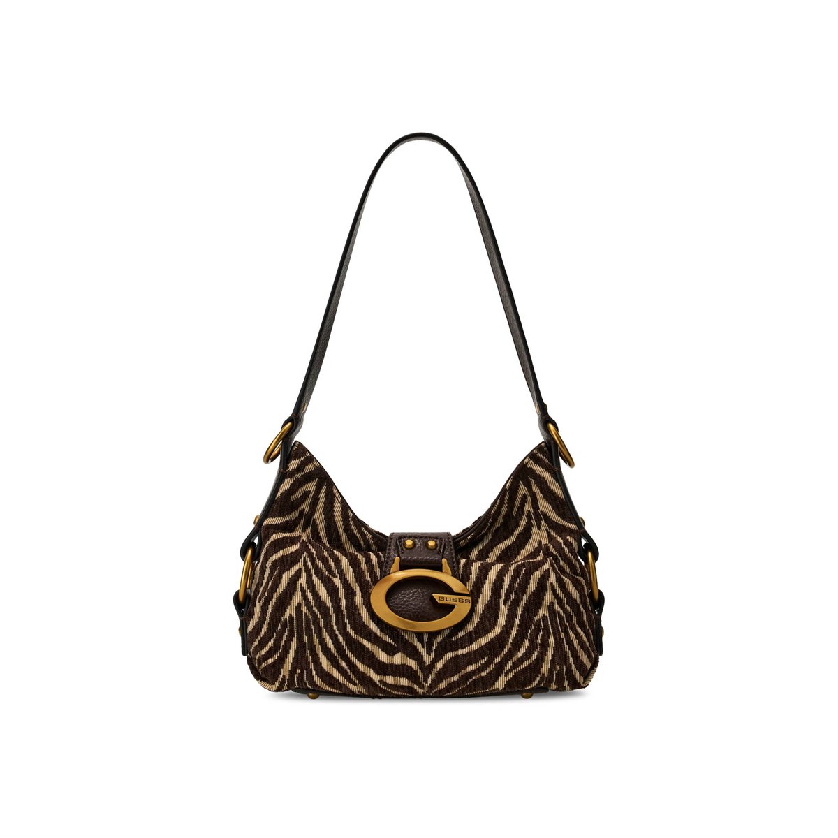 Sac Mini Épaule Camden marron, GUESS