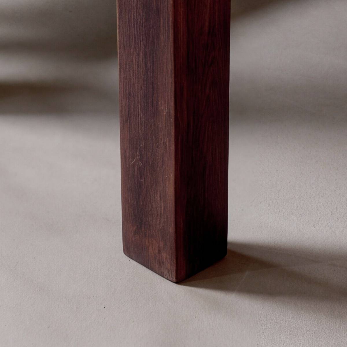 Table à manger en bois recyclé INDRA bois foncé, MADE IN MEUBLES