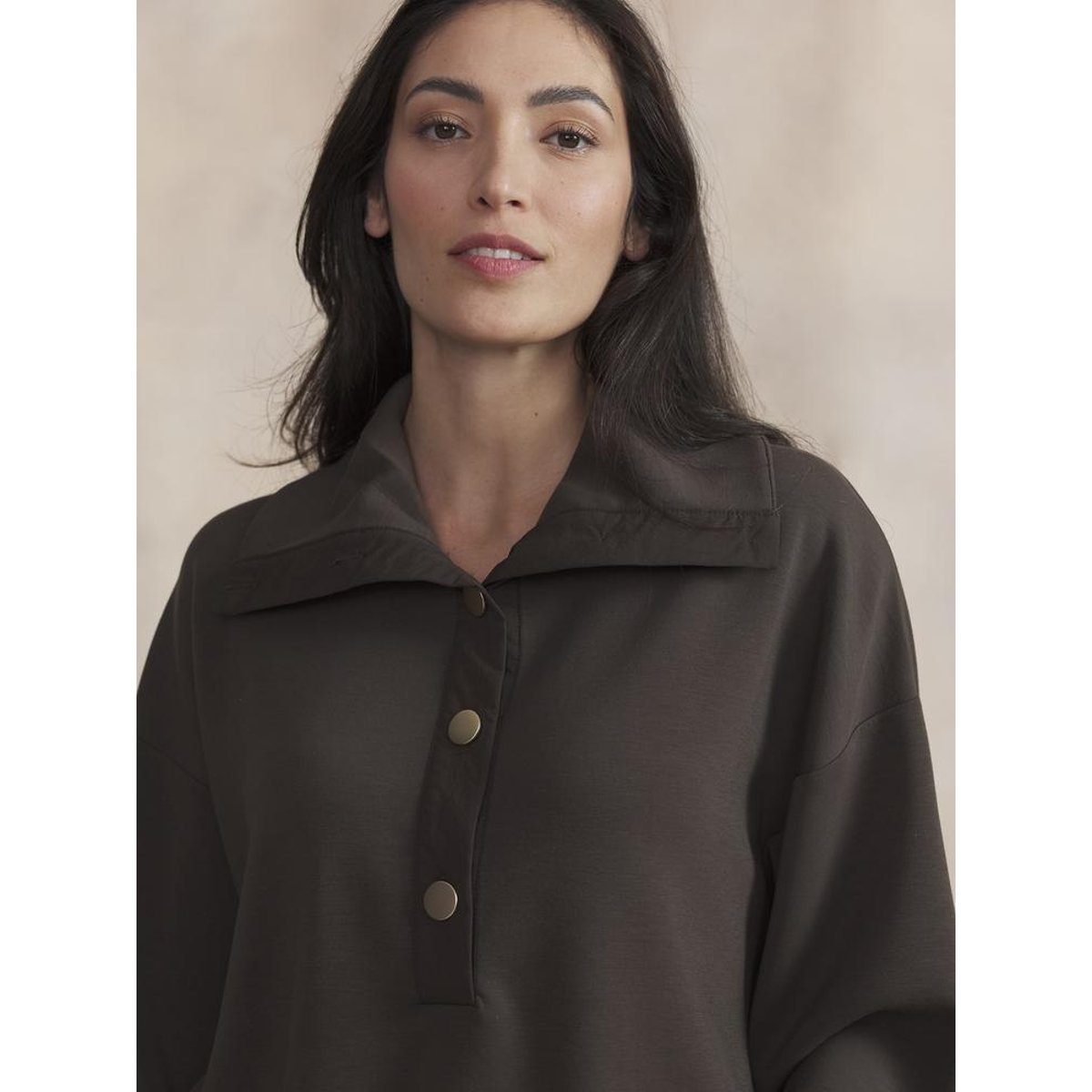 Pull col camionneur NOELYCAM brun, TBS