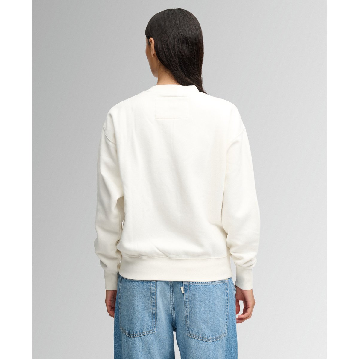Sweatshirt Col Rond Vintage Workwear crème, SUPERDRY