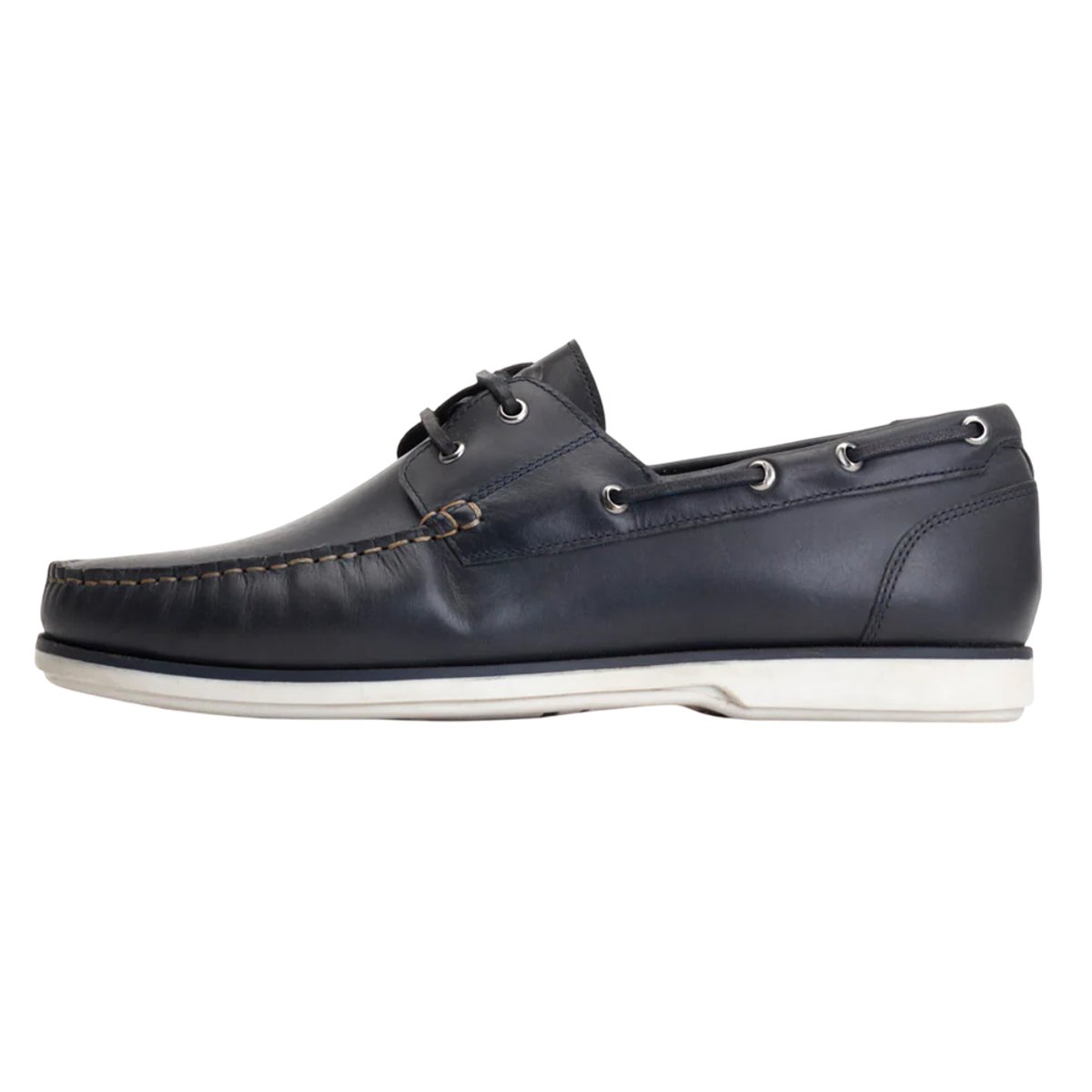Chaussures bateau STERN bleu marine, BASE LONDON
