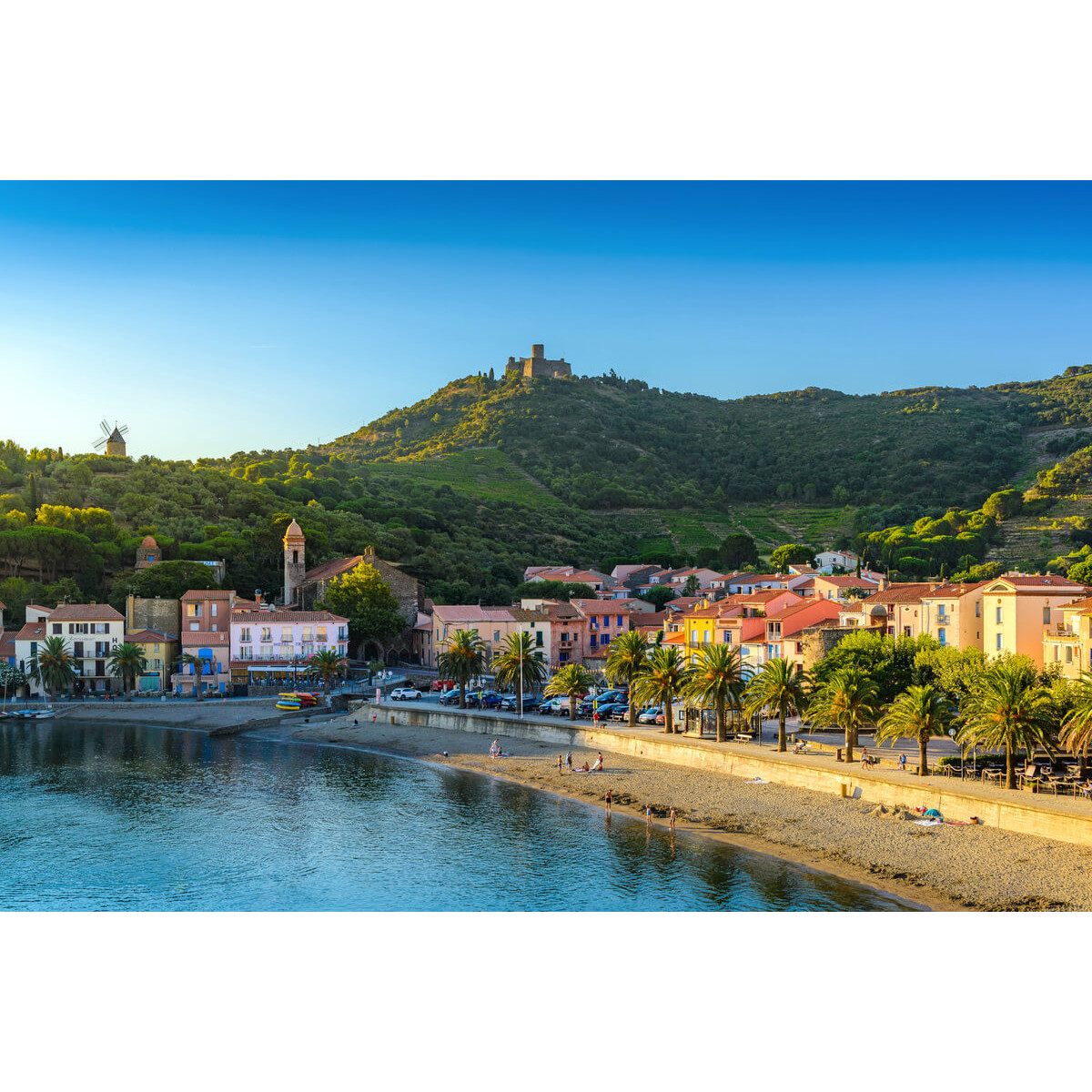 Tableau Mural Plage De Collioure PLAGE tableaux sur toile-multicolore, CEANOTHE