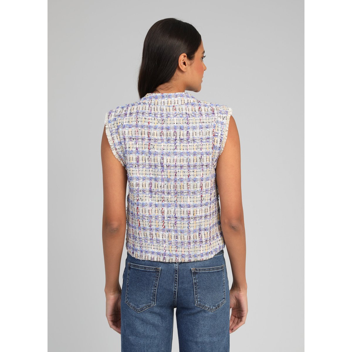 Gilet AVAYANA bleu, AN'GE