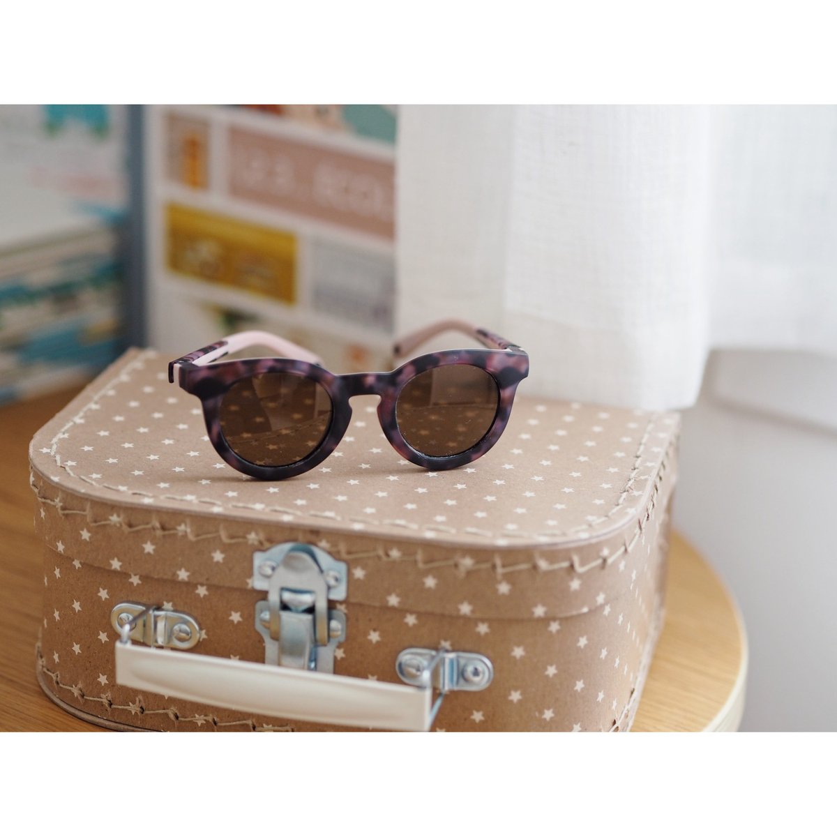 Lunettes de soleil enfant 2-4 ans écaille rose, BEABA
