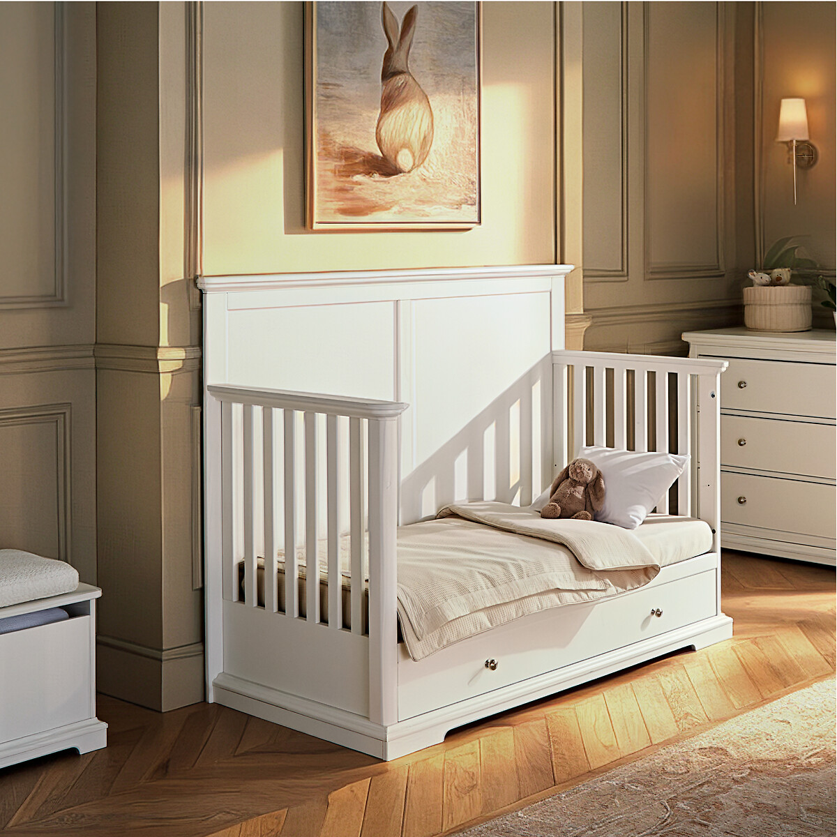 Beaumont Grand Cot Bed white, CUDDLECO