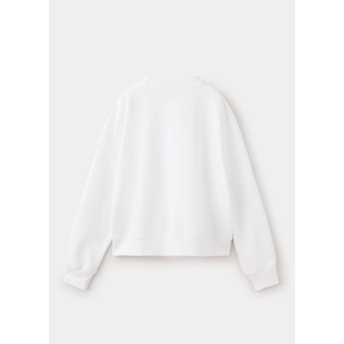 Sweat-shirt coton imprimé blanc cassé, MANGO KIDS