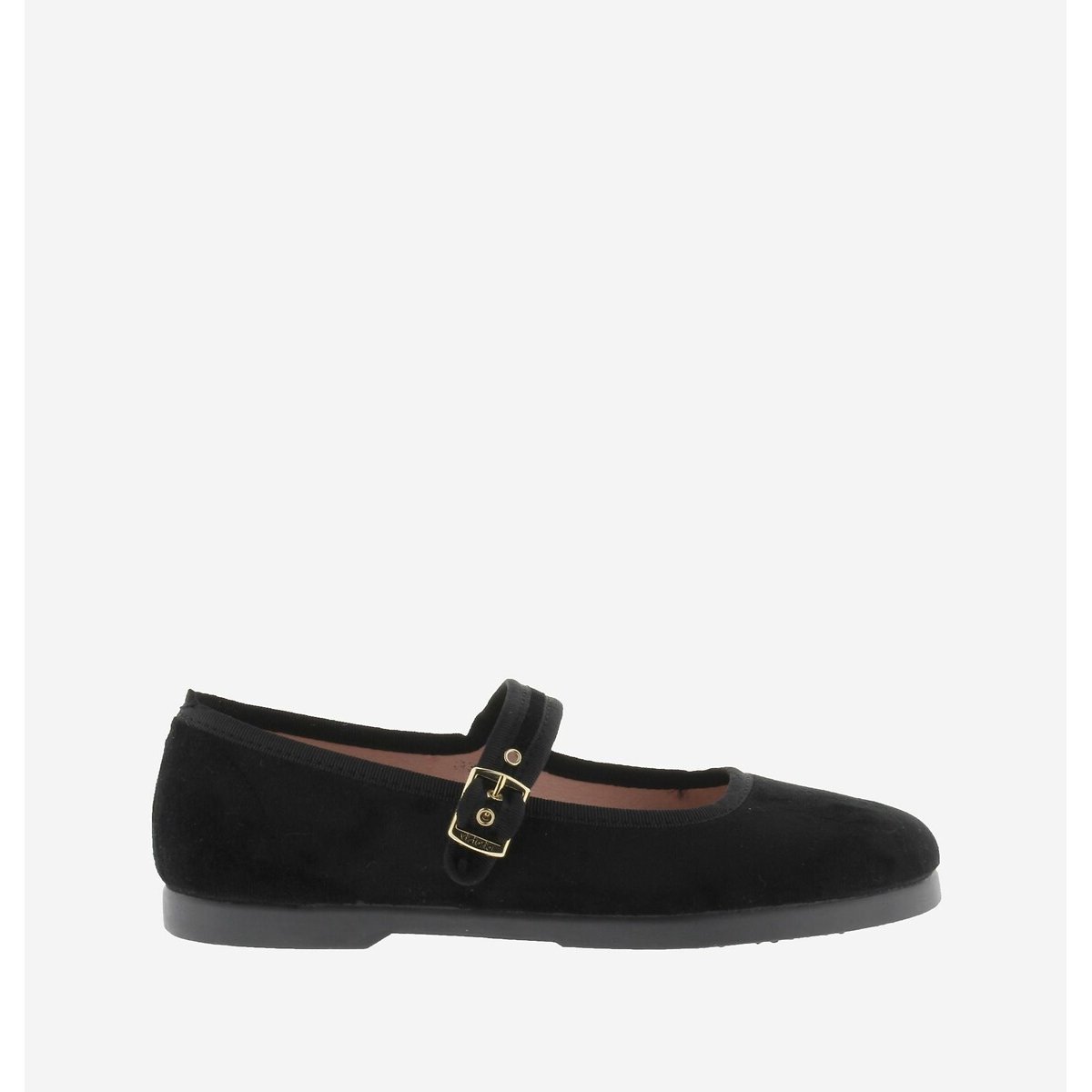 Ballerines talon plat noir, VICTORIA