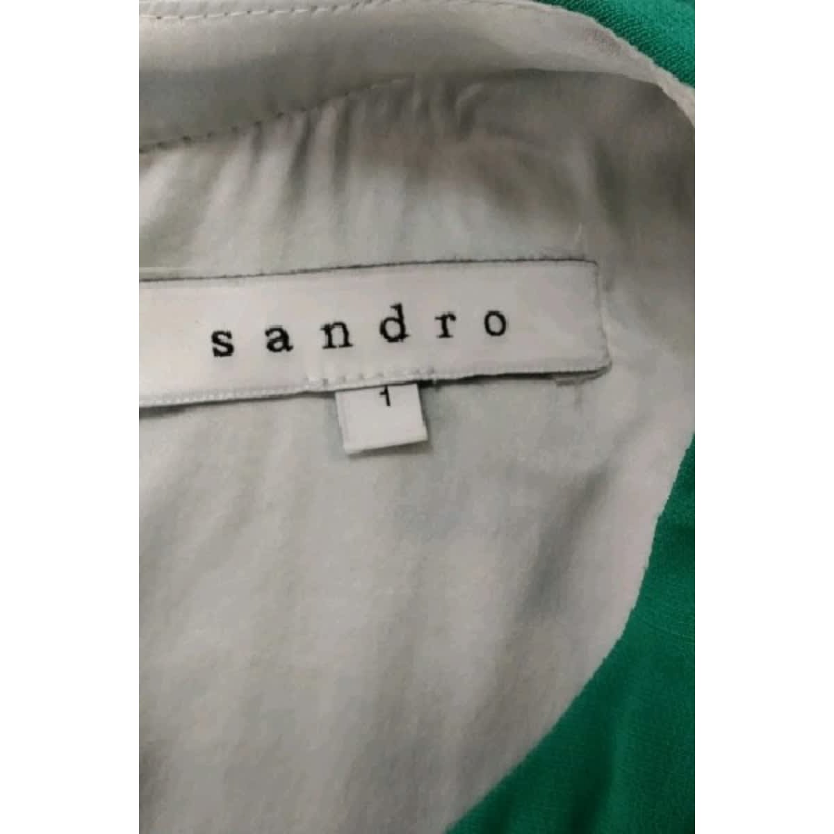 Robe - Très Bon État vert, SANDRO