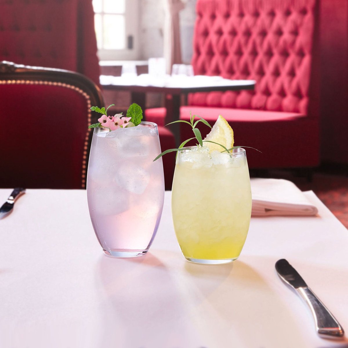 6 verres à eau 32 cl -CHEER UP transparent, CHEF&SOMMELIER
