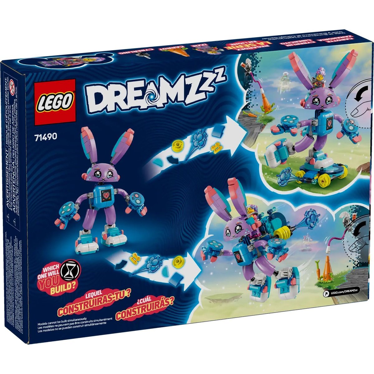 LEGO Dreamzzz - Izzie et Bunchurro le lapin joueur - 71490 couleur unique, LEGO