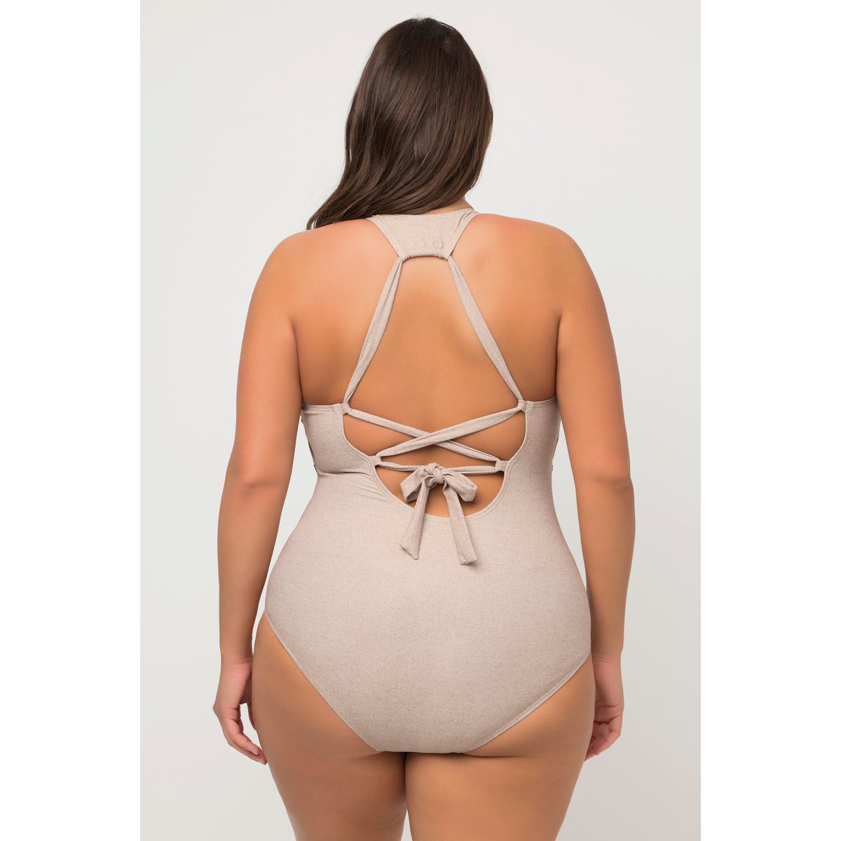 Maillot de bain à bonnets souples sable, ULLA POPKEN