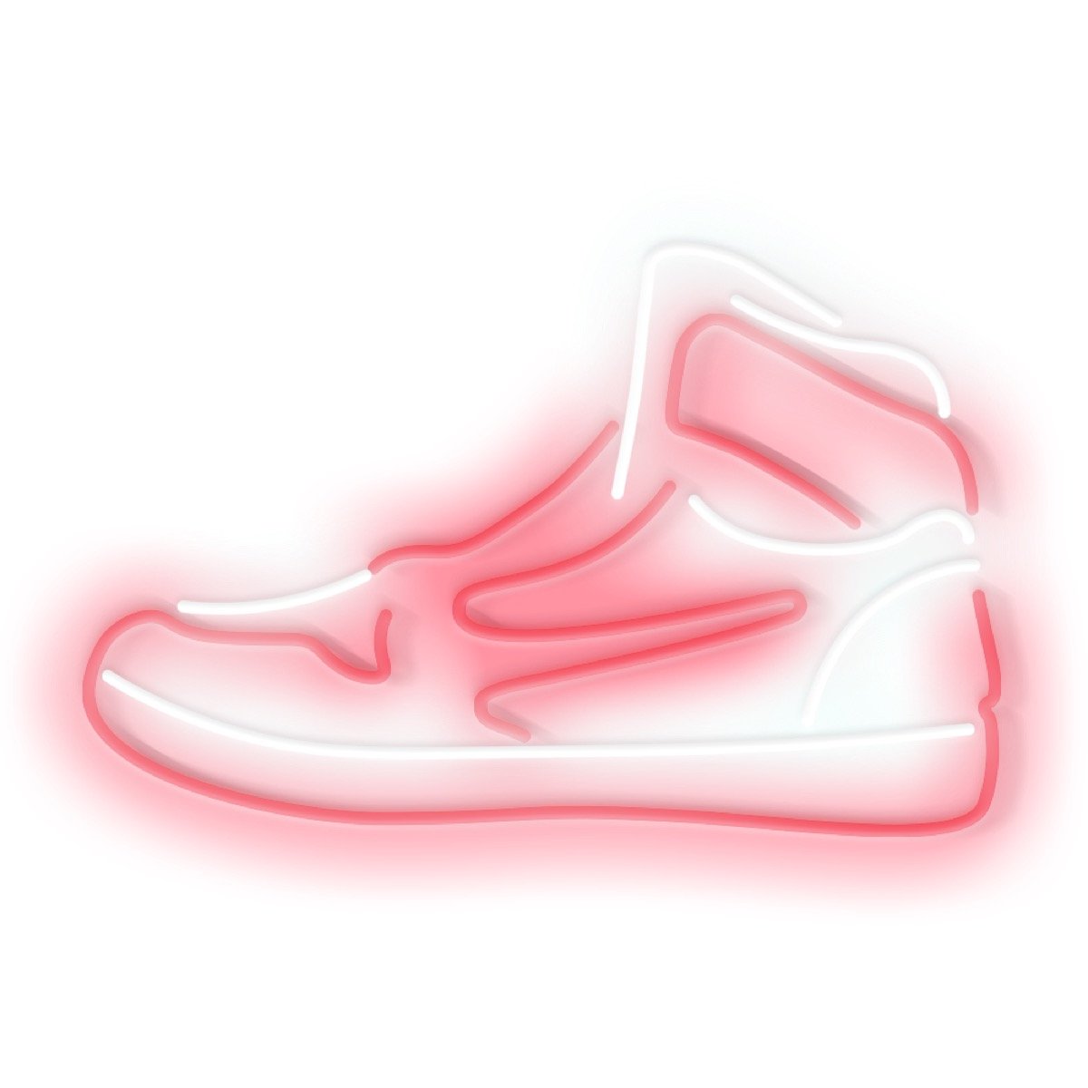Eclairage néon SMALL SHOE rouge, CANDYSHOCK