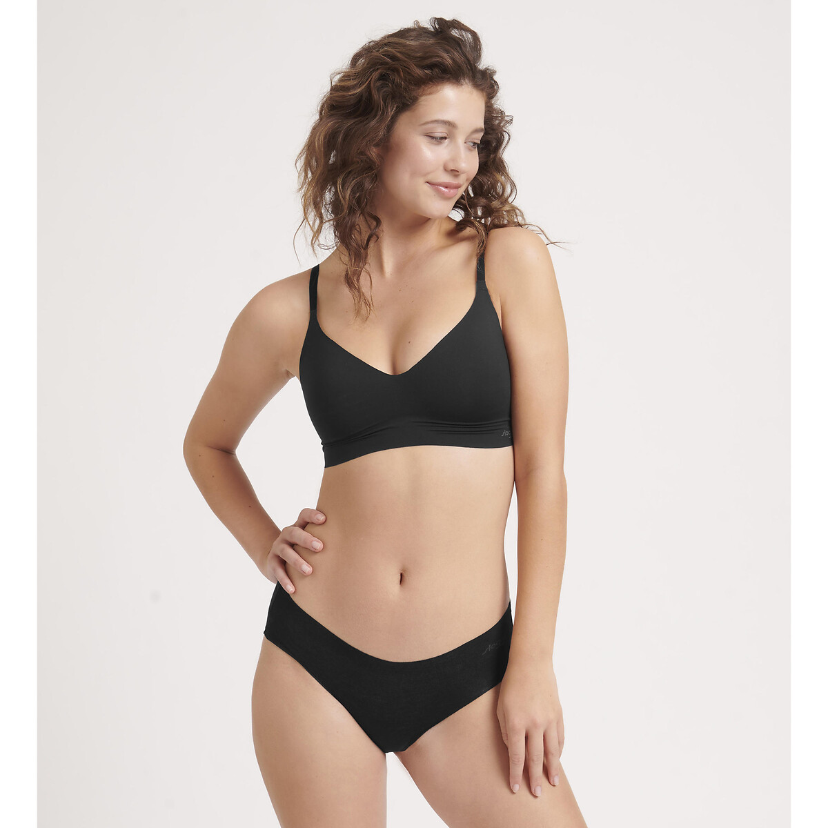 Lot de 2 shorties Zero Modal noir, SLOGGI