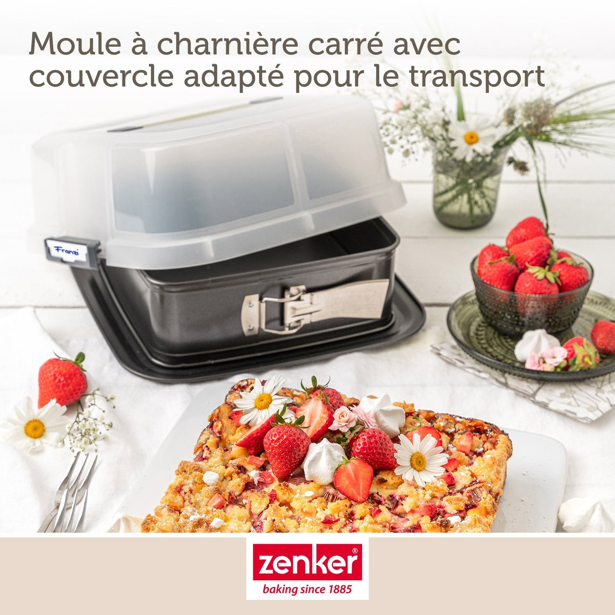 Set de 5 ustensiles de pâtisserie moule BAKE CLICK AND GO noir, ZENKER