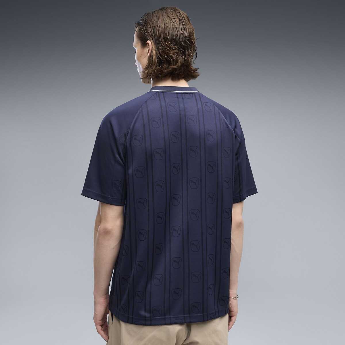 Puma Class Relaxed Fit Short Sleeve T-Shirt navy blue, PUMA