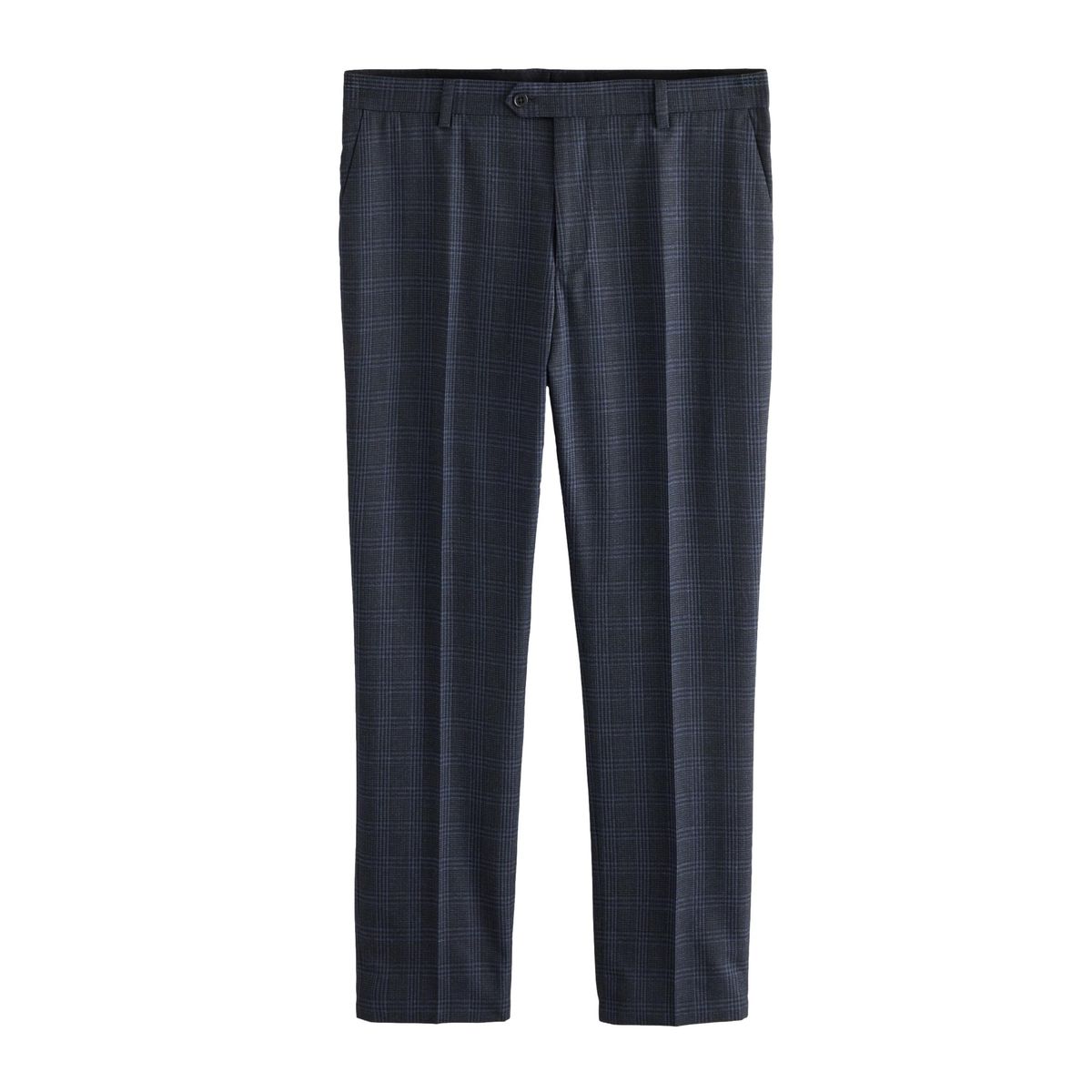 Pantalon de costume slim à carreaux bleu marine, NEXT