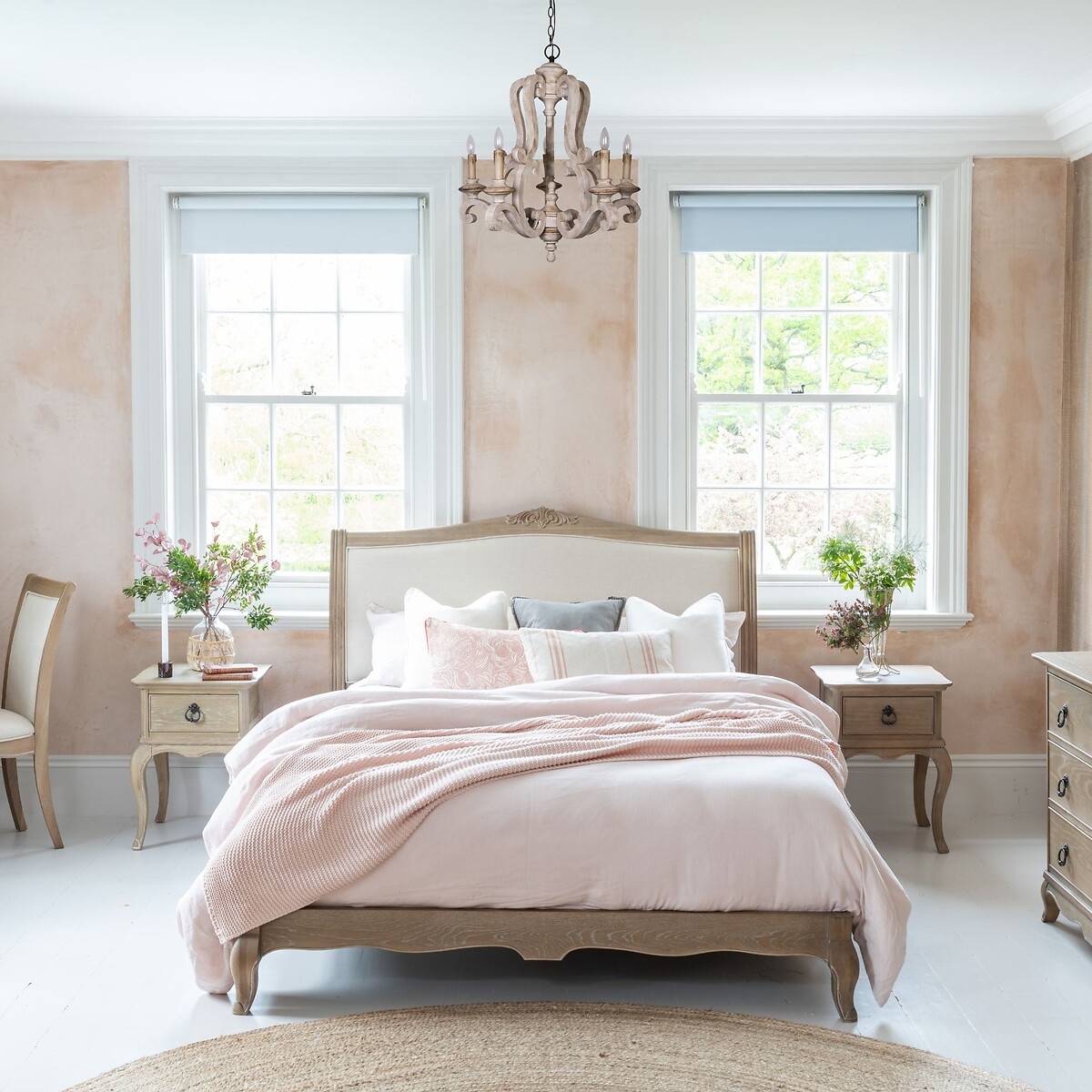 Camille Limed Oak Wall Mirror light oak wood, WILLIS & GAMBIER