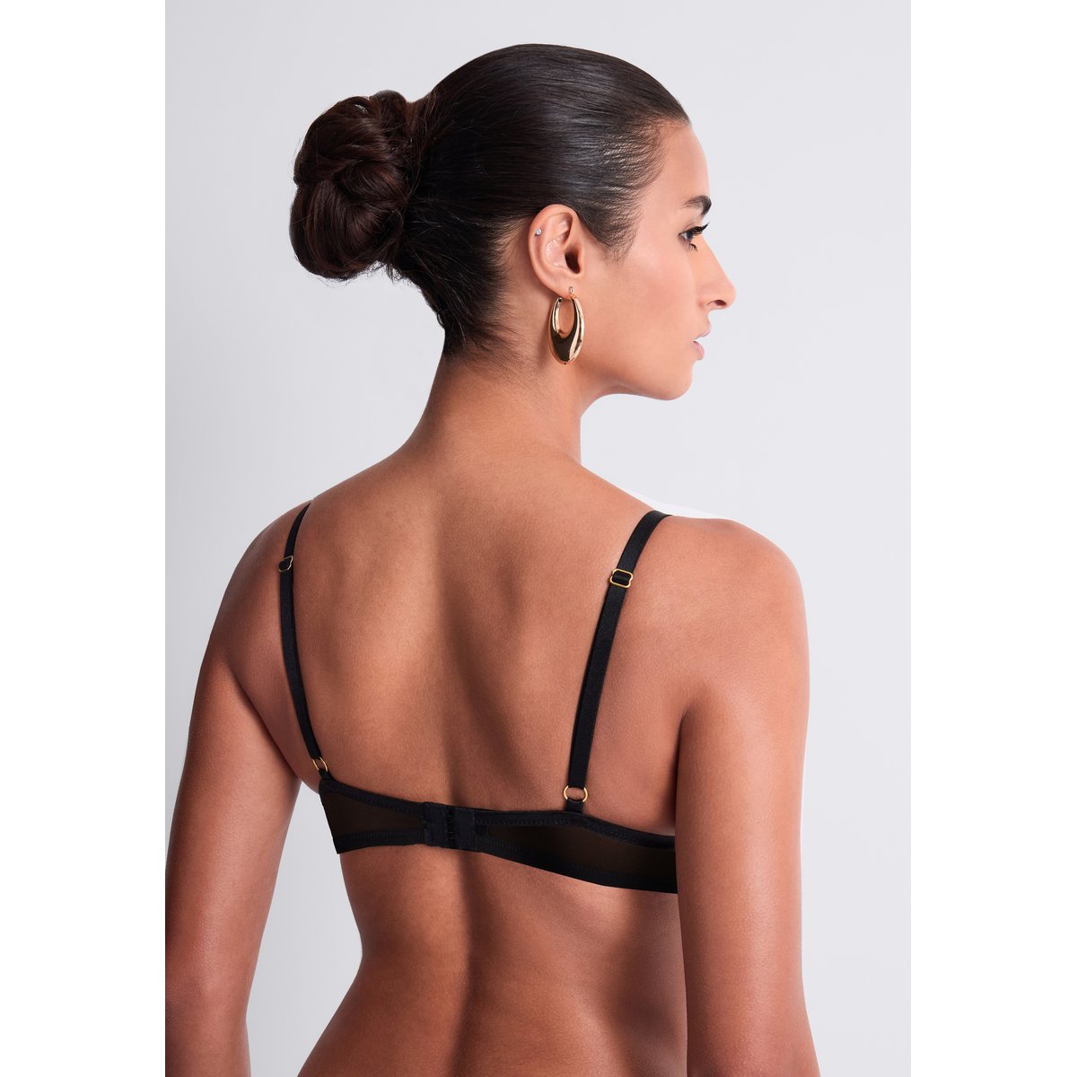 Soutien gorge Plunge foulard Cosmic Romance. noir, AUBADE