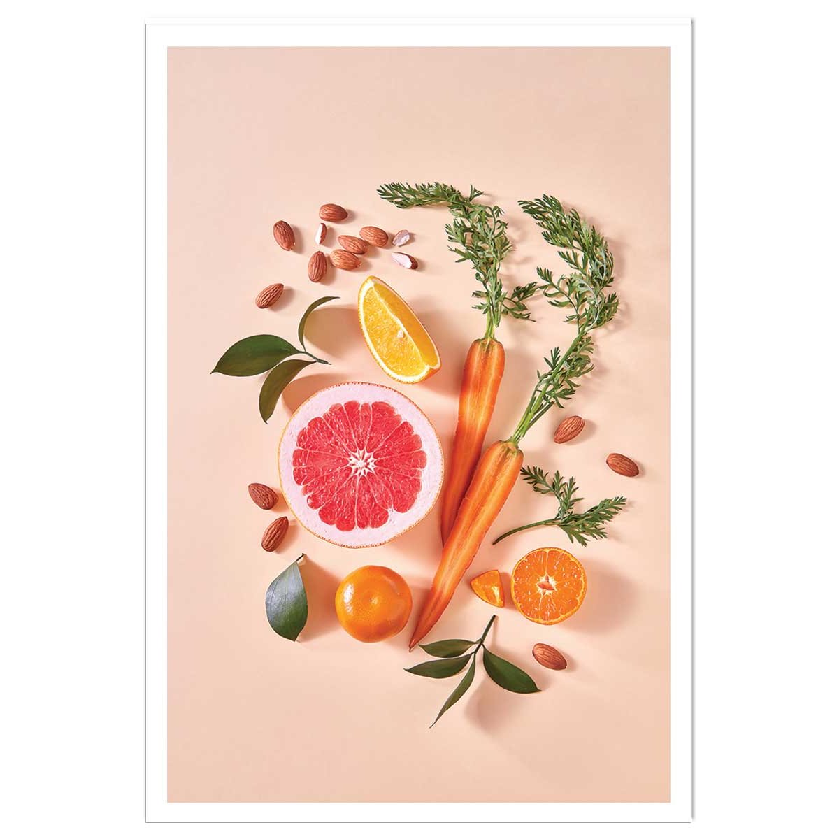 Affiche shot de vitamine c affiche seule, HEXOA