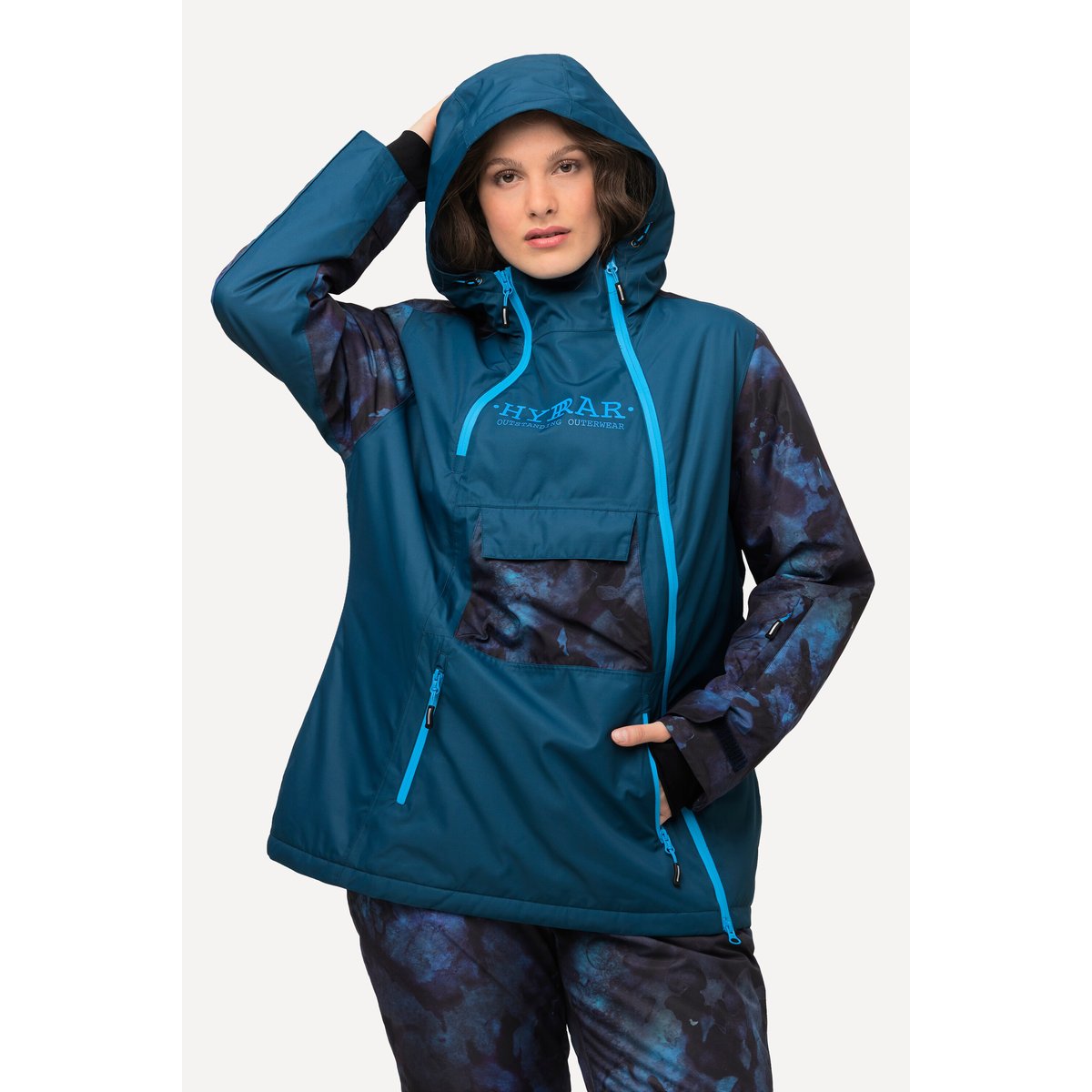 Veste technique, matière imperméable pétrol, ULLA POPKEN
