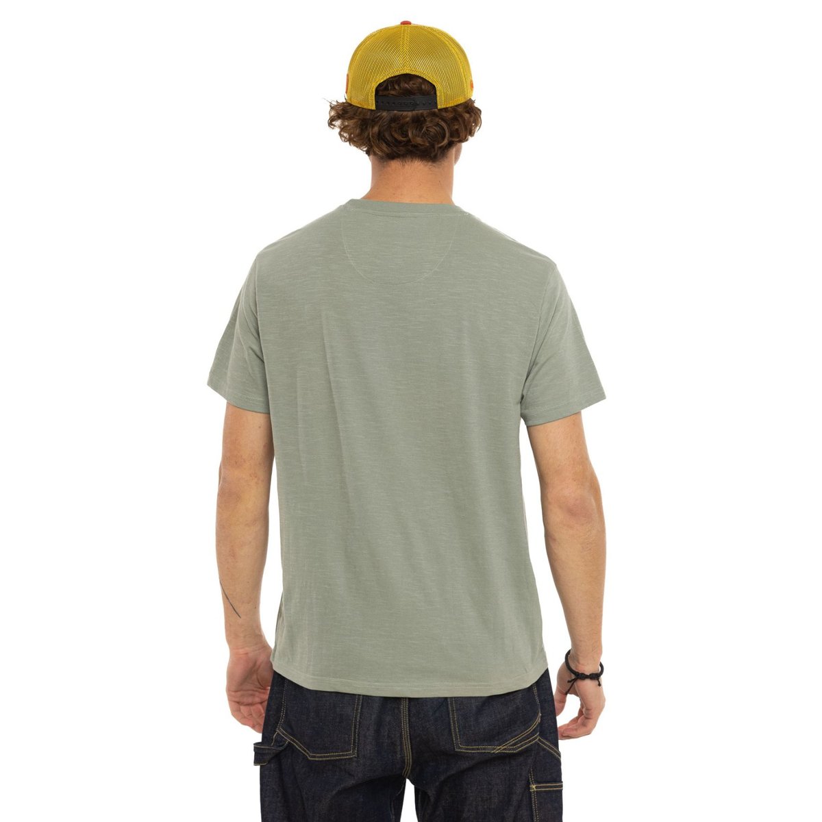Tee shirt coton BRAD vert/rouge, VON DUTCH