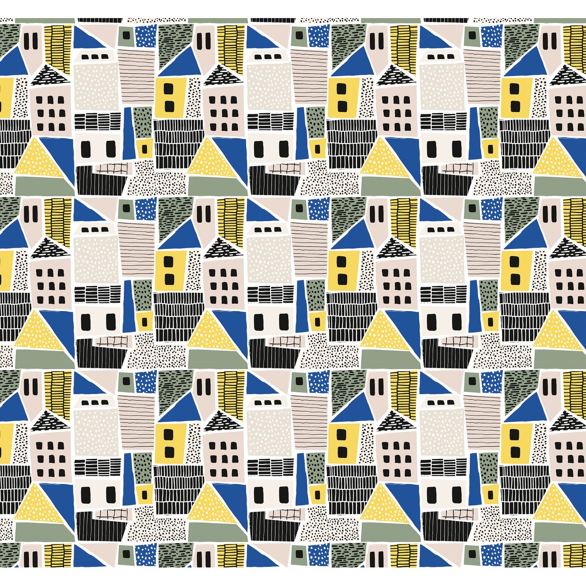 Papier peint panoramique CABANITO multicolore, LE PAPIERS DE NINON