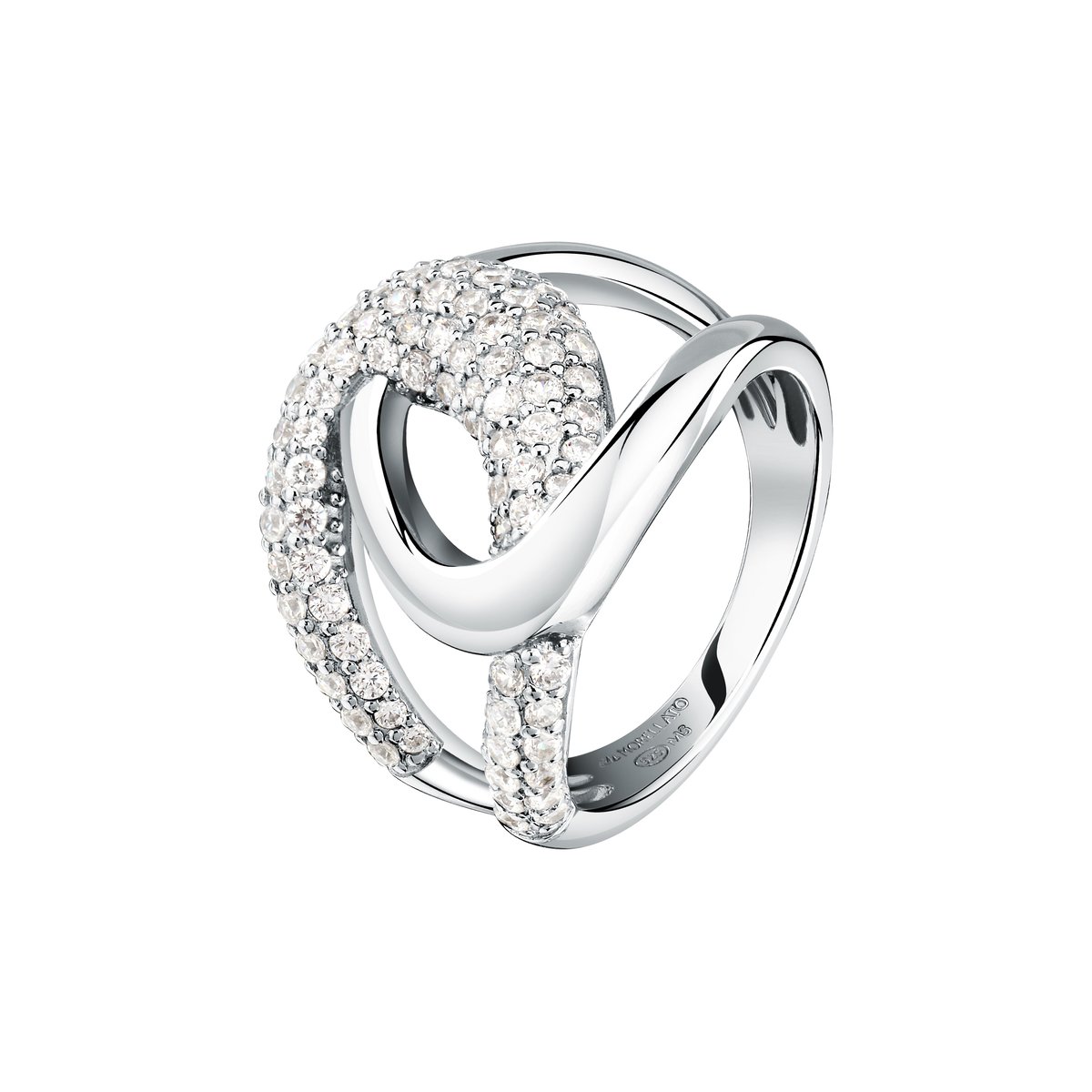 Bague PAVE' argent, MORELLATO