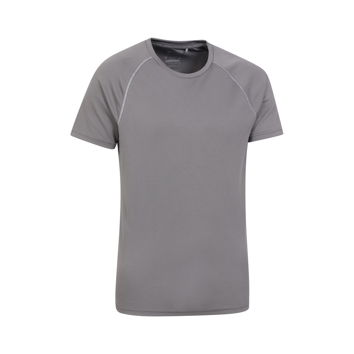 T-shirt uni manches courtes ENDURANCE gris foncé, MOUNTAIN WAREHOUSE
