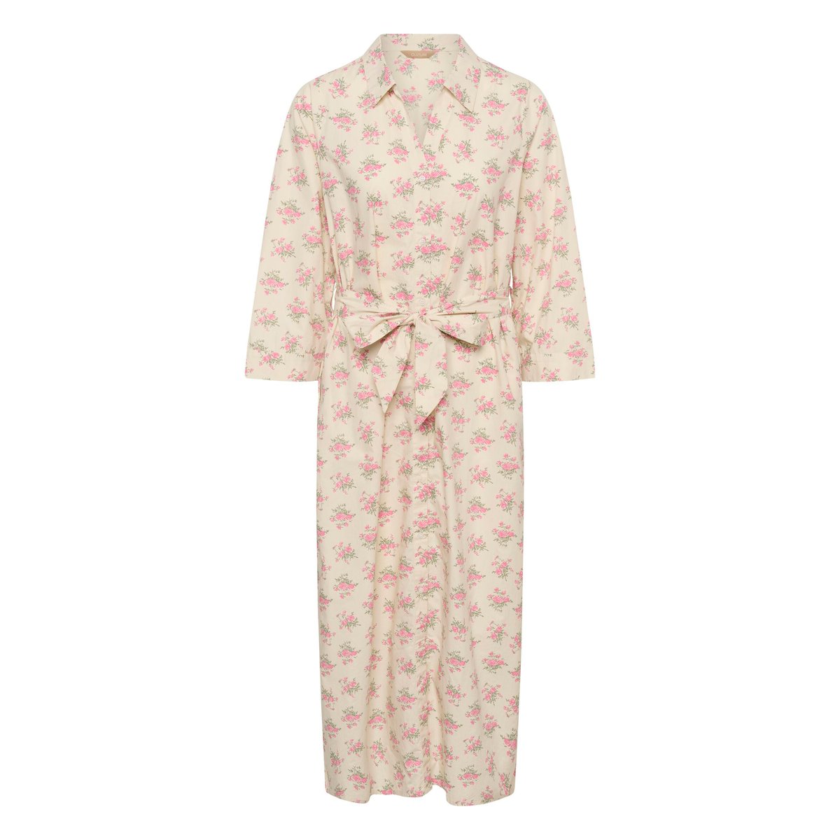 Robe beige whitecap/pink flowers, CULTURE