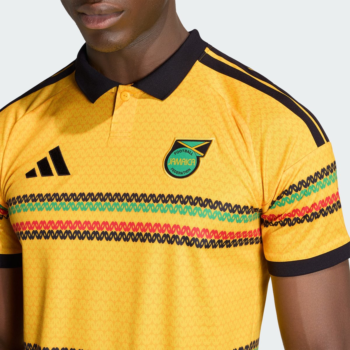 Maillot Domicile Jamaïque 26 X Bob Marley Maillot Domicile Jamaïque 26 X Bob Marley bold gold, adidas Performance