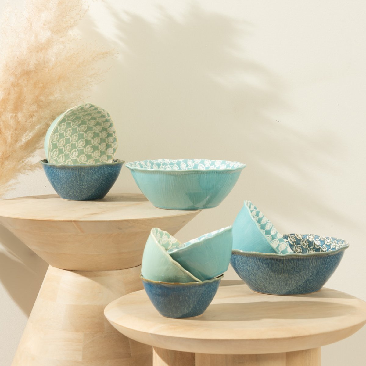 Coupelle Azuli 12 cm (lot de 3) - AZULI bleu, TABLE PASSION