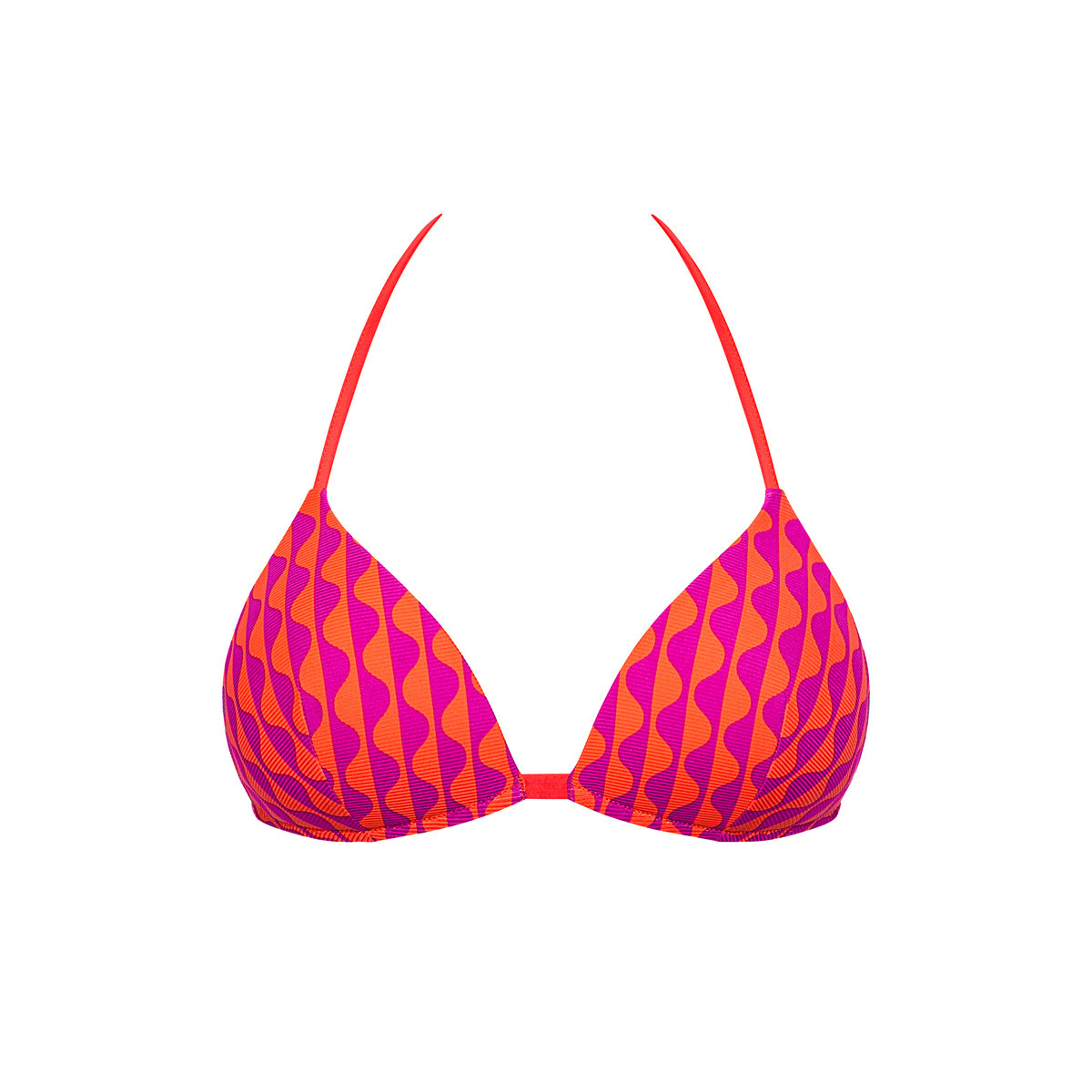 Haut maillot de bain push-up dos nu ARUBA orange, LISCA