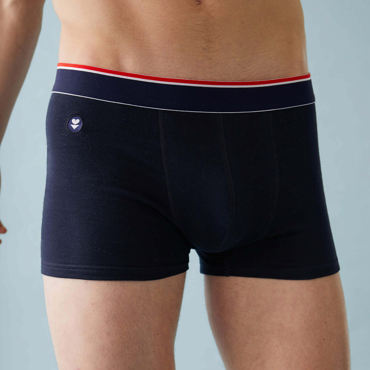 Boxer uni Marius bleu marine, LE SLIP FRANCAIS