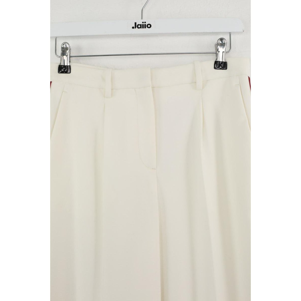 Pantalon droit - Très Bon État blanc, MAJE