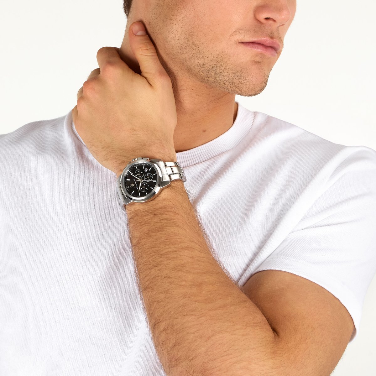 Montre-chronographe SUCCESSO noir, multi finition, MASERATI