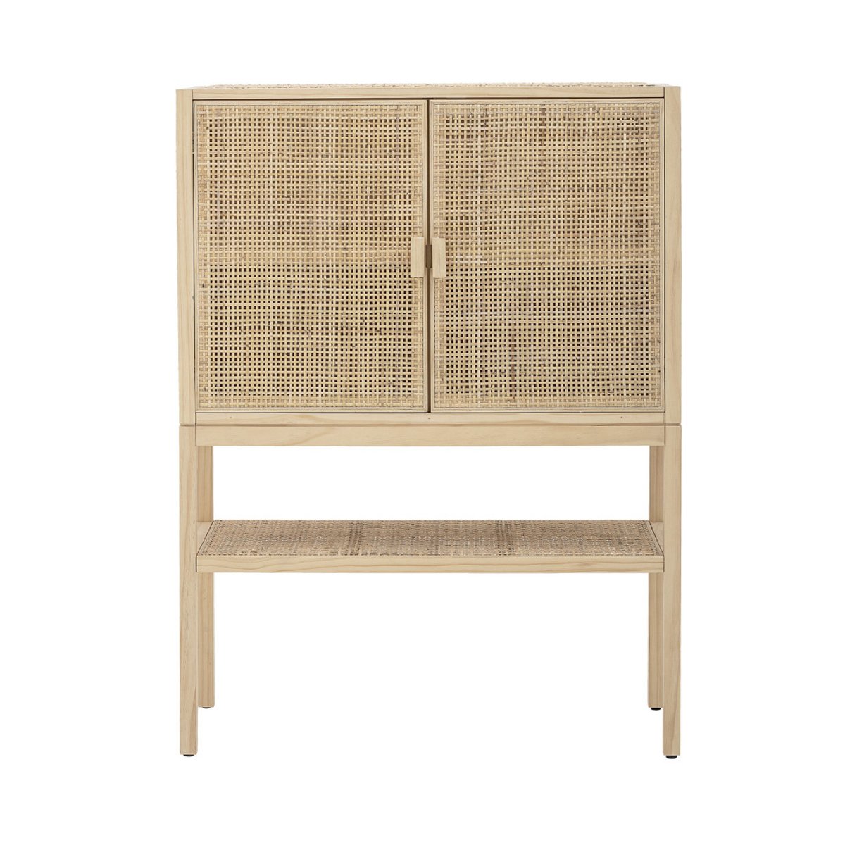 Buffet haut en bois et cannage - SANNA bois clair, BLOOMINGVILLE