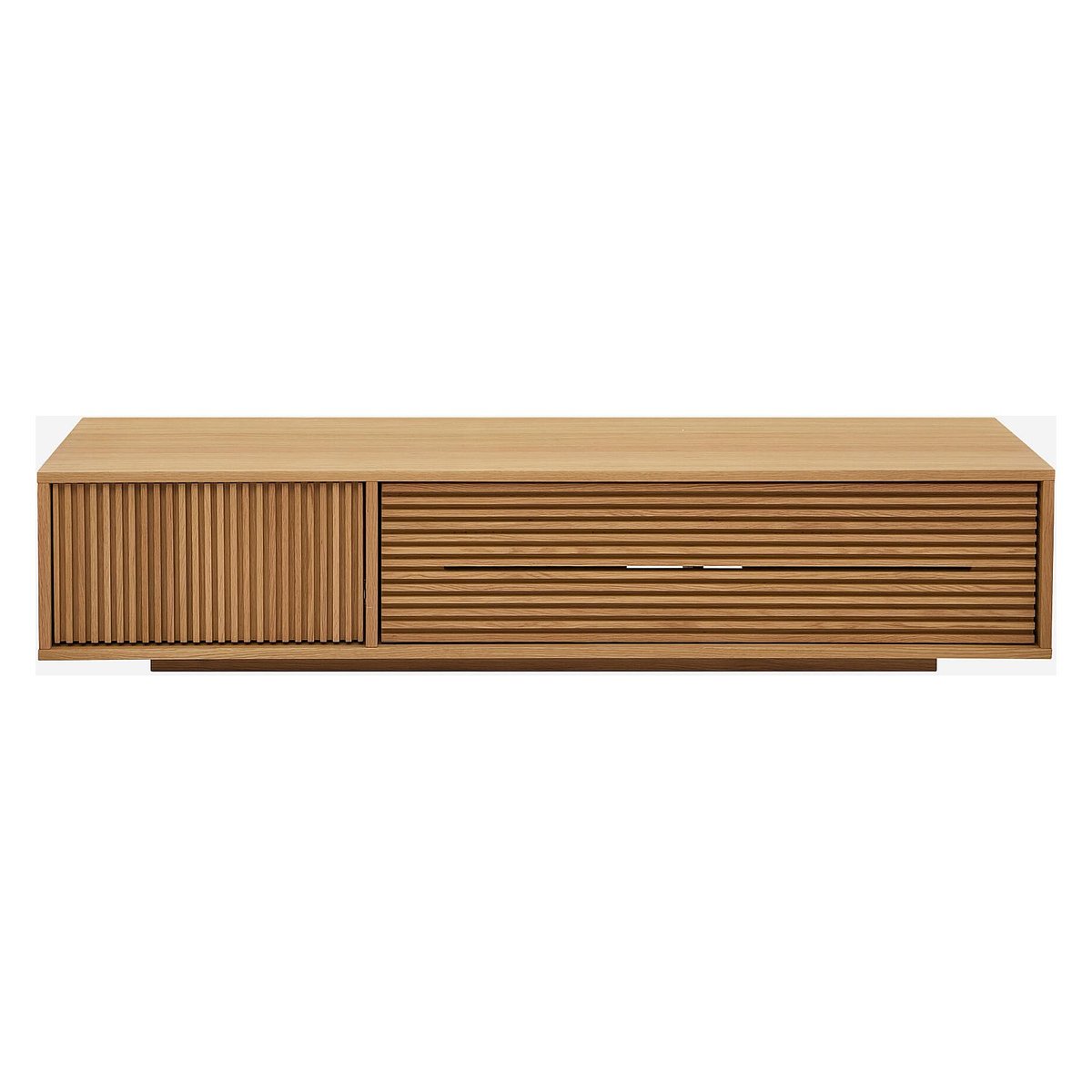 Banc TV bois MAX naturel clair, HABITAT
