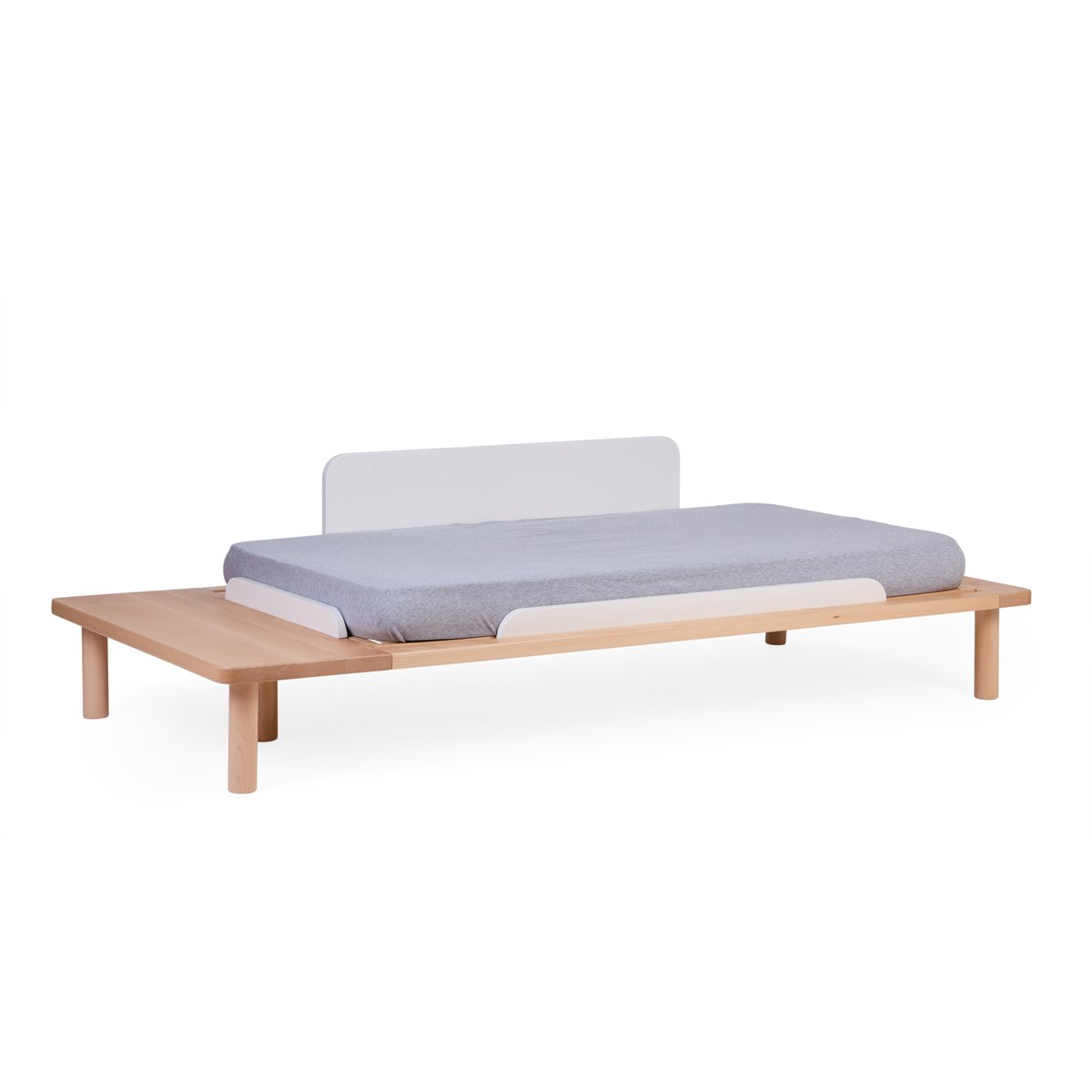 Lit bébé enfant évolutif 5 en 1 - 70x140cm naturel, CHILDHOME