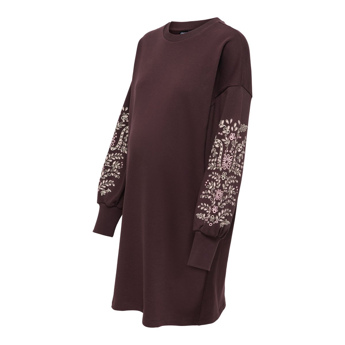 Robe Molletonnée chocolate plum, ONLY