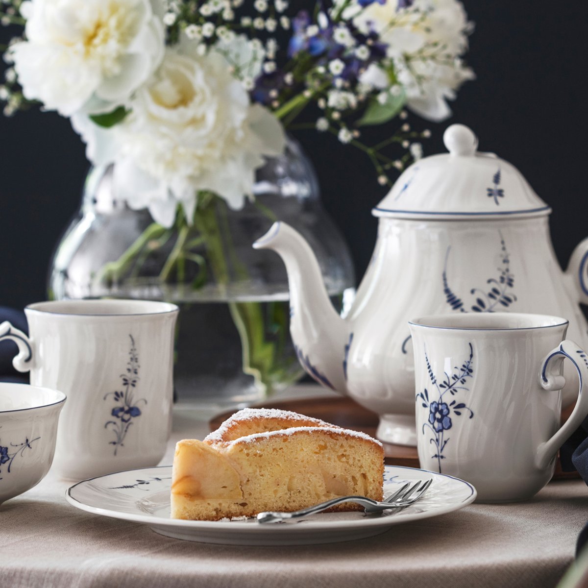 Théière 6 Pers. VIEUX LUXEMBOURG blanc, VILLEROY & BOCH