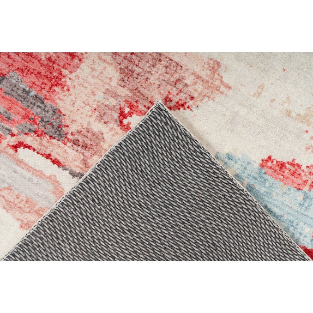 Tapis rectangulaire fait main, PIEMONT multicolore, RECOLLECTION