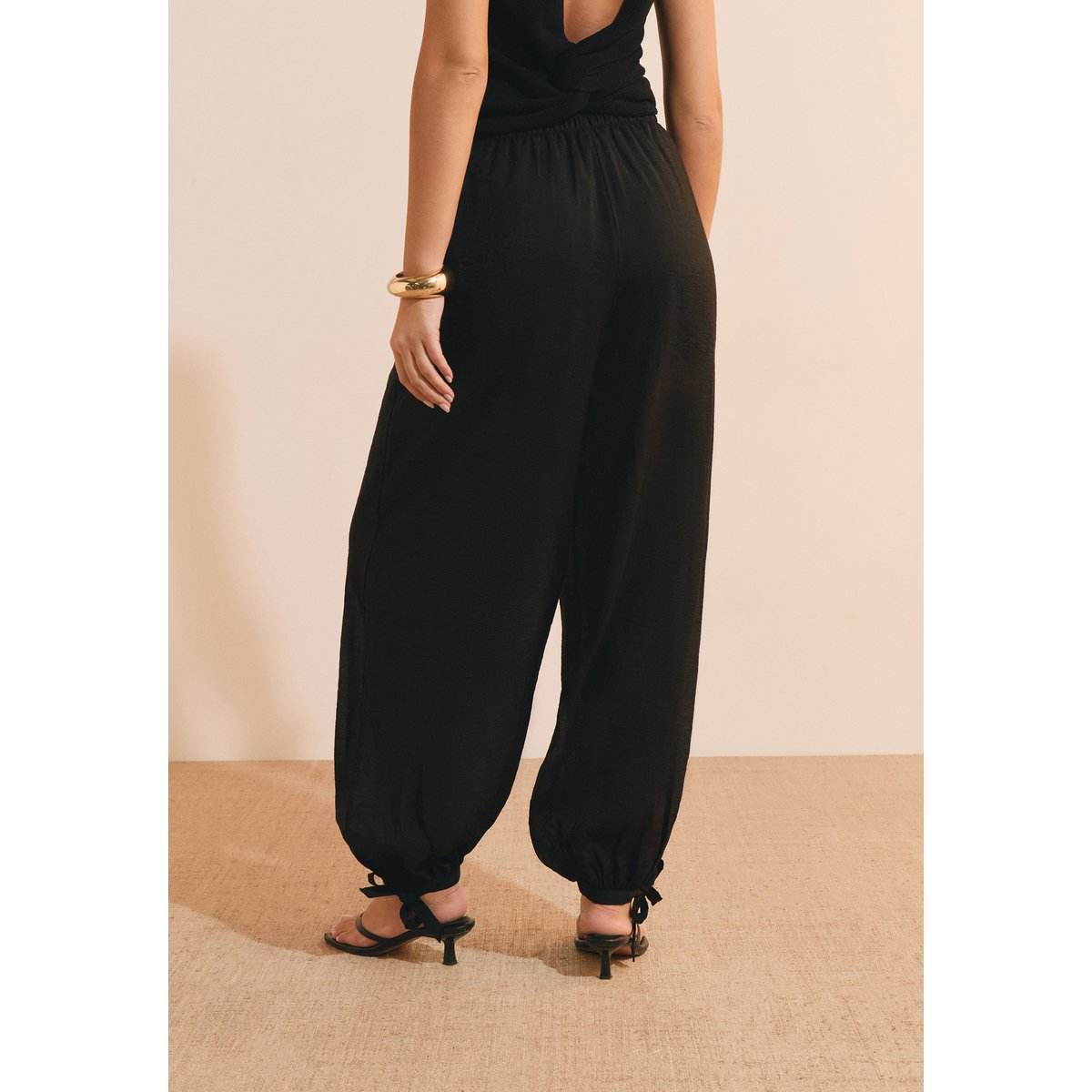 Pantalon bouffant PETER noir, ETAM