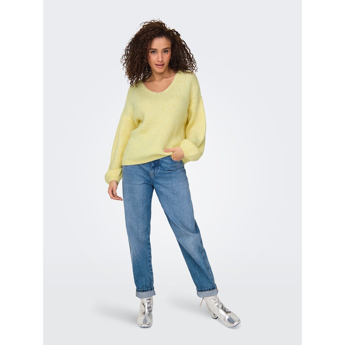 Crew Neck Jumper yellow, JDY