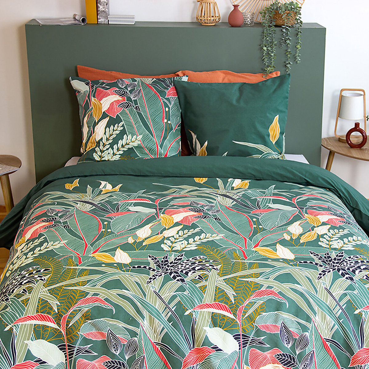 Parure imprimée housse de couette coton, Gigajung imprime, C DESIGN HOME TEXTILE