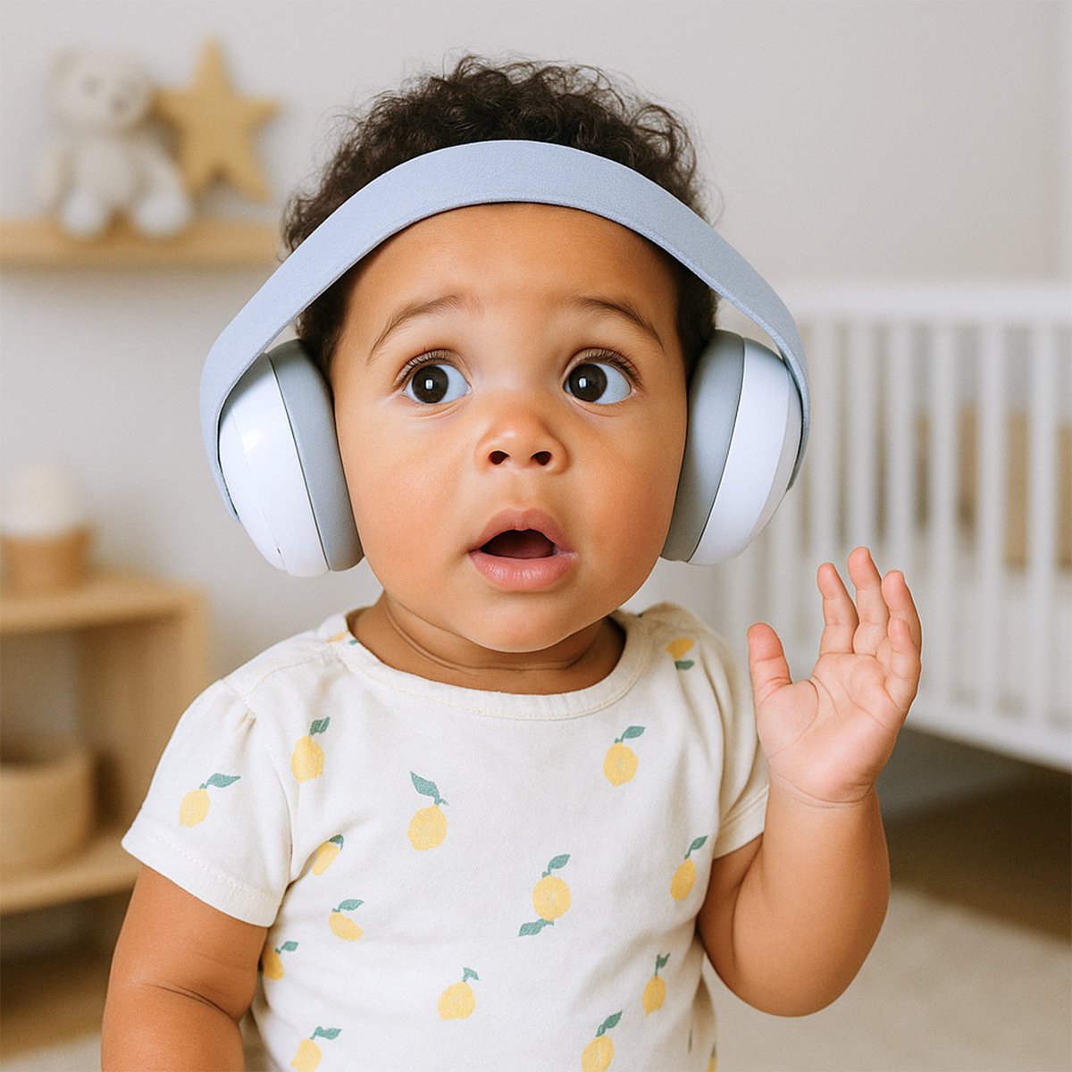 Protection auditive pour enfant blanc, gris, DOOKY