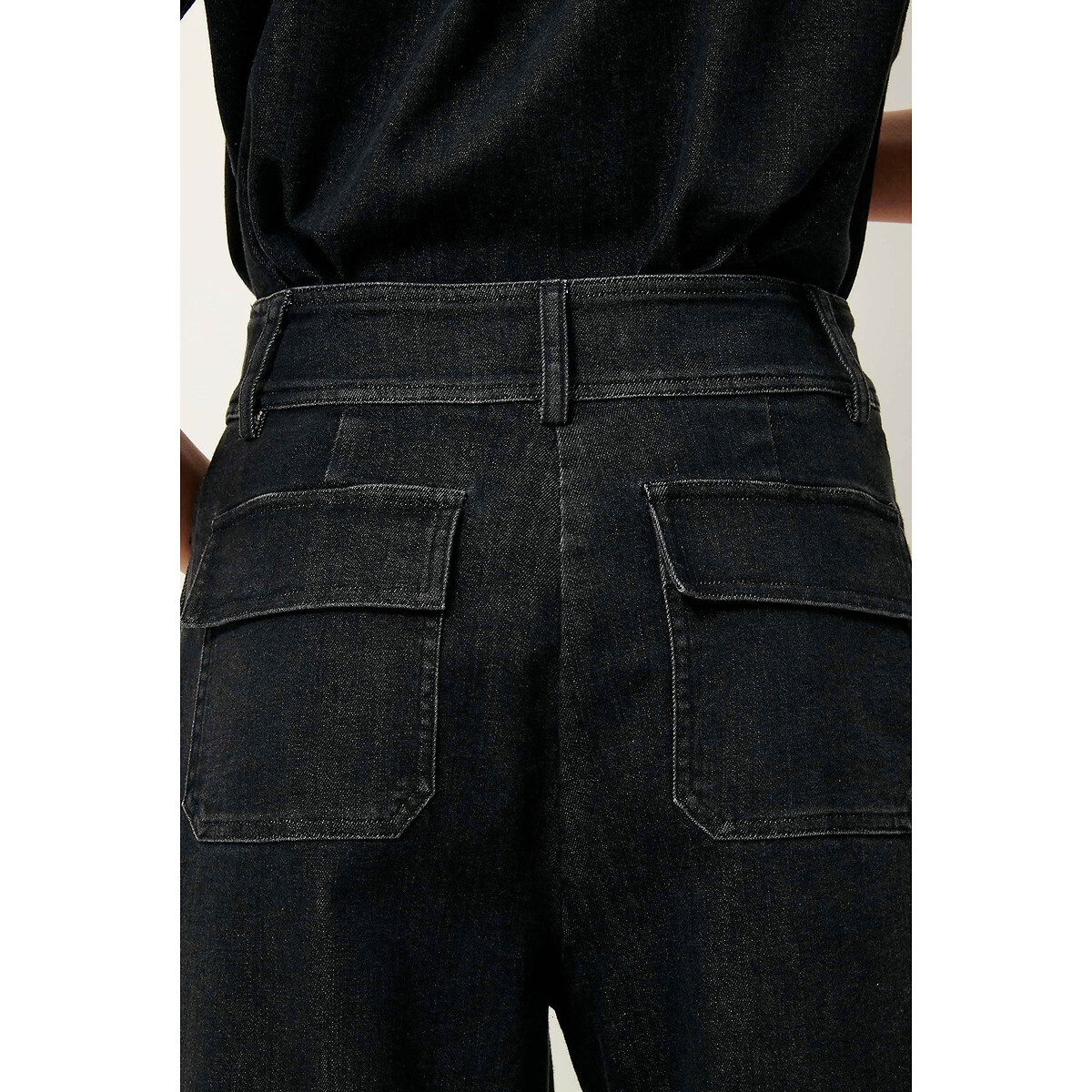 Pantalon large poches plaquées Manhattan gris, SESSUN